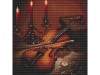 Картина мозаикой 30х30 ВЕЧЕР МУЗЫКИ (квадрат) (24 цвета)