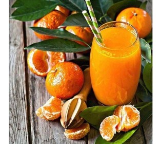 Картина мозаикой 30х30 НАТЮРМОРТ С АПЕЛЬСИНАМИ (квадрат) (30 цветов)