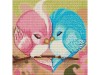 Картина мозаикой 30х30 ПТИЦЫ НЕРАЗЛУЧНИКИ (квадрат) (20 цветов)