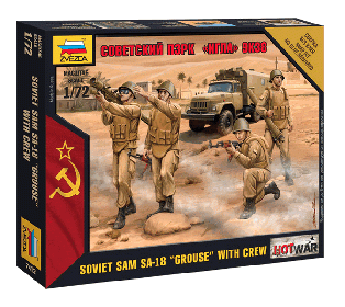 Сборная модель ZVEZDA Советский ПЗРК "Игла" 9К38, 1/72