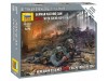 Сборные солдатики ZVEZDA Немецкий пулемет МГ-34 с расчётом 1939-42гг, 1/72
