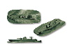 Сборные солдатики ZVEZDA Советский бронекатер Проект 1125, 1/350