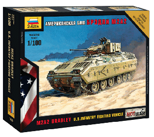 Сборная модель ZVEZDA Американская БМП Бредли, 1/100
