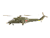 Сборная модель ZVEZDA Советский ударный вертолёт Ми-24В, 1/144