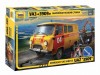 Сборная модель ZVEZDA УАЗ-3909 "Буханка" Аварийная газовая служба, 1/43