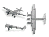 Сборная модель ZVEZDA Немецкий бомбардировщик Ju-88 A4, 1/200