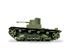 Сборная модель ZVEZDA Советский огнеметный танк Т-26, 1/100