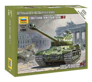 Сборная модель ZVEZDA Советский тяжёлый танк ИС-2, 1/100