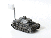 Сборная модель ZVEZDA Немецкий средний танк Pz.Kp.fw.III G, 1/100
