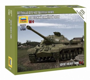 Сборная модель ZVEZDA Советский тяжёлый танк ИС-3, 1/100