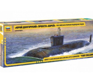 Сборная модель ZVEZDA АПЛ "Юрий Долгорукий" проект "Борей", 1/350