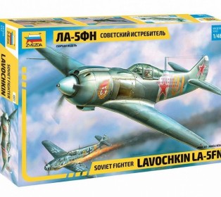 Сборная модель ZVEZDA Советский истребитель Ла-5ФН, 1/48