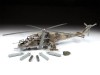 Сборная модель ZVEZDA Советский ударный вертолет Ми-24В/ВП, 1/48