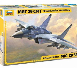 Сборная модель ZVEZDA Многоцелевой фронтовой истребитель МиГ-29 СМТ, 1/72