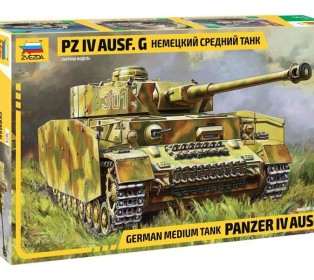Сборная модель ZVEZDA Немецкий средний танк Pz IV Ausf. G, 1/35