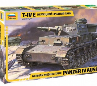 Сборная модель ZVEZDA Немецкий средний танк Т-IV E, 1/35