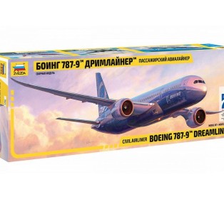 Сборная модель ZVEZDA Пассажирский авиалайнер Боинг 787-9 «Дримлайнер», 1/144