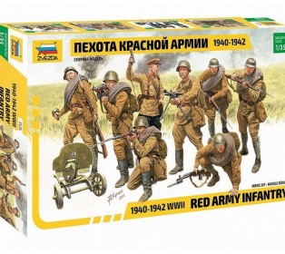 Сборная модель ZVEZDA Пехота красной армии (1940-1942 г.), 1/35