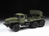 Сборная модель ZVEZDA Российская самоходная реактивная система залпового огня "Град" БМ-21, 1/35
