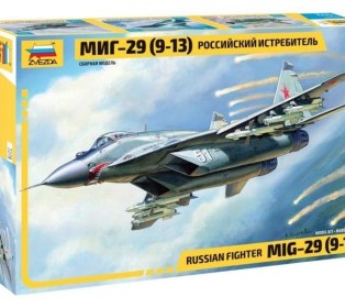 Сборная модель ZVEZDA Российский истребитель МиГ-29 (9-13), 1/72