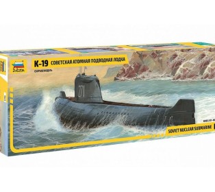 Сборная модель ZVEZDA Советская атомная подводная лодка К-19, 1/350