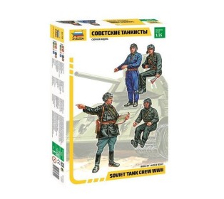 Сборная модель ZVEZDA Советские танкисты, 1/35