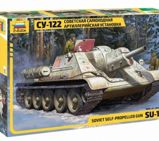 Сборная модель ZVEZDA Советский истребитель танков Су-122, 1/35