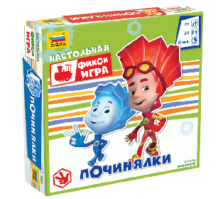 Настольная игра ZVEZDA "Фиксики. Починялки", детская