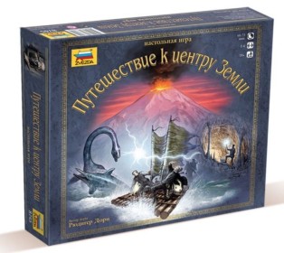 Настольная игра ZVEZDA "Путешествие к центру Земли", семейная