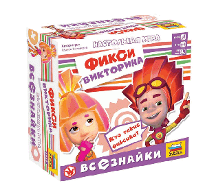 Настольная игра ZVEZDA "Фикси викторина. Всезнайки.", детская