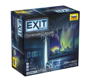 Настольная игра ZVEZDA "EXIT Квест. Полярная станция.", семейная