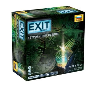 Настольная игра ZVEZDA "EXIT Квест. Затерянный остров", семейная