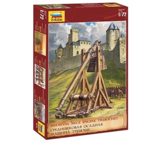 Сборные модели ZVEZDA Средневековая осадная машина Требюше, 1/72