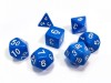Набор ZVEZDA из 7 синих игровых кубиков для ролевых игр, 7 шт