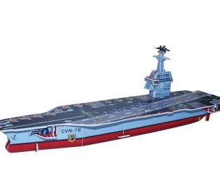 3D пазлы из пенокартона АВИАНОСЕЦ (МИНИ СЕРИЯ) (29 деталей)