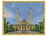 Алмазная мозаика с нанесенной рамкой 40х50 СЕРДЦЕ ЧЕЧНИ (25 цветов)