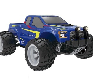 Радиоуправляемый монстр Double Eagle Ford F-150 Raptor (синий) 1:18 4WD 2.4G RTR