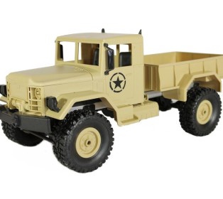 Радиоуправляемая машина MN MODEL военный грузовик (песочный) 4WD 2.4G 1/16 RTR