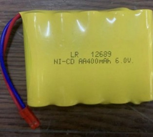 Аккумулятор Ni-Cd 400mAh, 6V, JST для Huina 1510, 1520, 1530, 1540, 1586