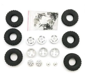 Комплект колес WPL 4WD, металллические диски, KIT