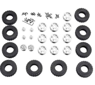 Комплект колес WPL 6WD, металллические диски, KIT