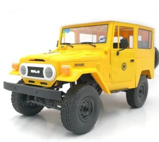 Радиоуправляемая машина WPL японский внедорожник FJ40 (желтая) 4WD 2.4G 1/16 RTR