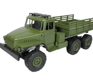 Радиоуправляемая машина MN MODEL Советский военный грузовик "УРАЛ" PRO 6WD 2.4G 1/16 RTR