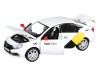 Машина "АВТОПАНОРАМА" Яндекс.Такси  LADA VESTA, белый, 1/24, в/к 24,5*12,5*10,5 см