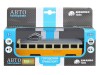 Трамвай "Автопанорама", желтый, 1/90, свет, звук, инерция, в/к 22*13,5*5,8 см