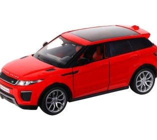 Машина "АВТОПАНОРАМА" Land Rover Range Rover Evoque HSE, красный, 1/32, в/к 17,5*12,5*6,5 см