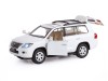 Машина "АВТОПАНОРАМА" Lexus LX570, белый, 1/32, свет, звук, инерция, в/к 17,5*13,5*9 см