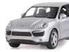Машина "АВТОПАНОРАМА" Porsche Cayenne S, серебряный, 1/32, свет, звук, инерция, в/к 17,5*13,5*9 см