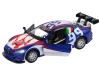 Машина "АВТОПАНОРАМА" Maserati Gran Turismo MC GT4, синий, 1/32, свет, звук, в/к 17,5*13,5*9 см