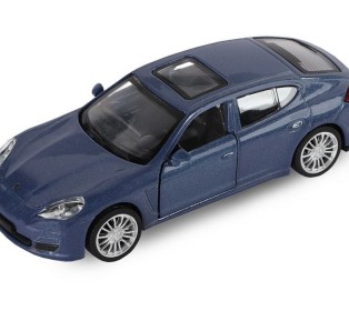 Машина "АВТОПАНОРАМА" Porsche Panamera S, синий, 1/43, инерция, в/к 17,5*12,5*6,5 см